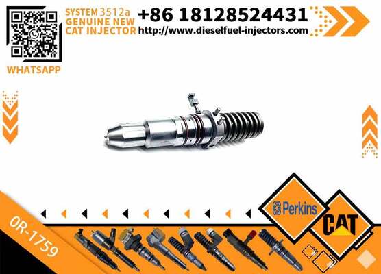 Excavator Injector 0R-1759 Diesel Fuel Injector 0R1759 for CAT C3500 Series Engine