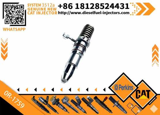 Excavator Injector 0R-1759 Diesel Fuel Injector 0R1759 for CAT C3500 Series Engine