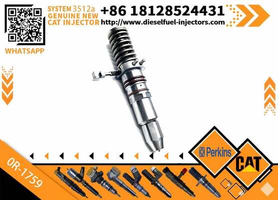 Excavator Injector 0R-1759 Diesel Fuel Injector 0R1759 for CAT C3500 Series Engine