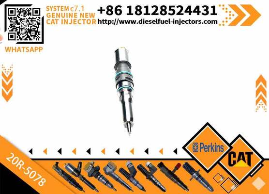 Diesel Fuel Injector 20R-5078 Excavator Injector 20R5078 for CAT C7.1 Series Engine