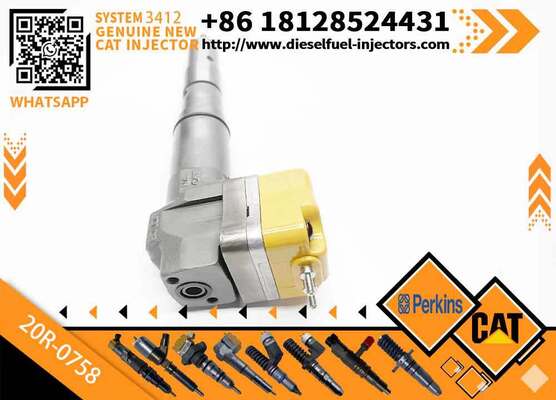 Fuel Injector Injection Valves Fuel Injector Assembly 20R-0758 174-7526 for D9R Tracked Bulldozer 771D Truck AD45 Asphalt Paver