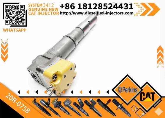 Fuel Injector Injection Valves Fuel Injector Assembly 20R-0758 174-7526 for D9R Tracked Bulldozer 771D Truck AD45 Asphalt Paver