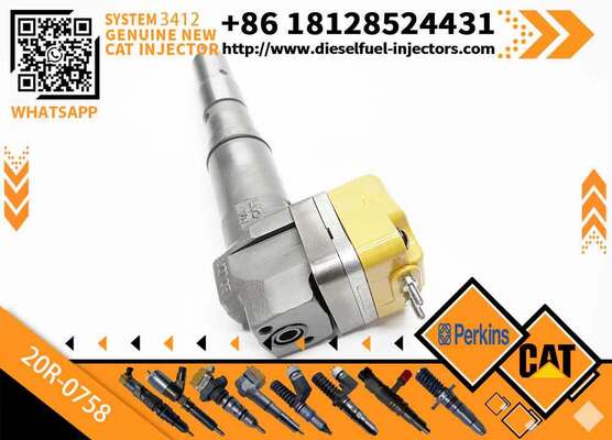 Fuel Injector Injection Valves Fuel Injector Assembly 20R-0758 174-7526 for D9R Tracked Bulldozer 771D Truck AD45 Asphalt Paver