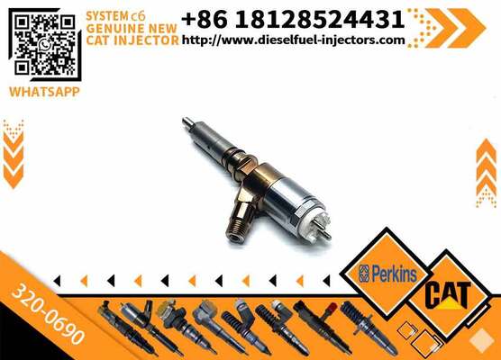 Excavator Engine Parts Common Rail Diesel Fuel Injector 320-0690 2645A749 for