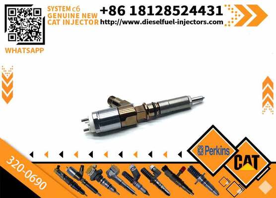 Excavator Engine Parts Common Rail Diesel Fuel Injector 320-0690 2645A749 for