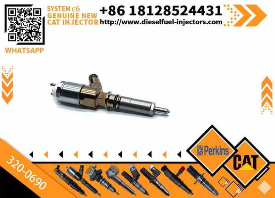 Excavator Engine Parts Common Rail Diesel Fuel Injector 320-0690 2645A749 for