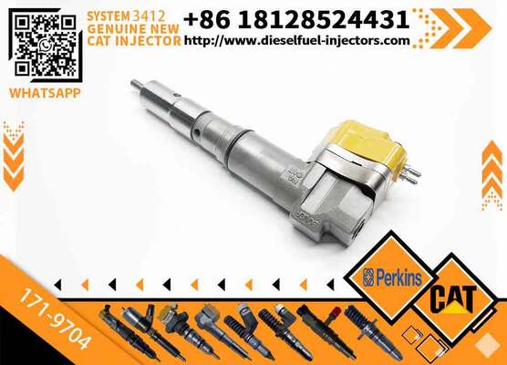 1563895 1697408 Engine Parts Fuel Injector 156-3895 169-7408 171-9704 for 3412 1719704 Engine