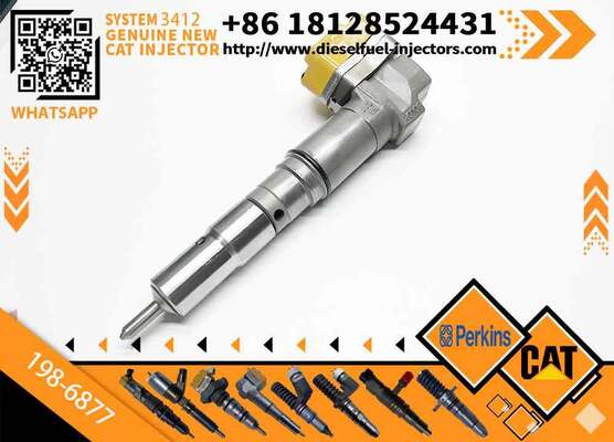 PINDUN High Quality Stainless Steel Diesel Injector Assembly for Engine 3412E Model Numbers 198-6877 204-2467 232-1170 232-1175