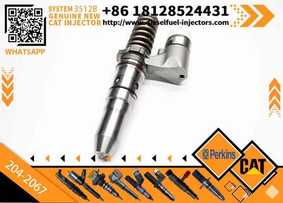 Excavator Parts 3512B Diesel Engine New Fuel Injector 204-2067 229-1631 245-8272 246-1854 250-1311 for Excavator