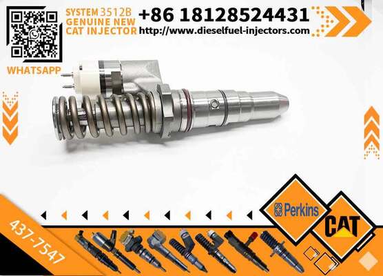High Quality Fuel Injector 437-7547 4377547 Diesel Engine Fuel Injector 20R-2296 20R2296 for CAT 3508B 3512B 793C 793D 3516C