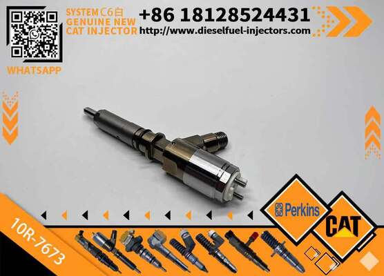 New Diesel Engine Injector 10R-7668 10R-7671 10R-7672 2645A718 10R-7673 10R-7676 for Caterp-illar C4.4/C6.6 Common Rail (Steel)