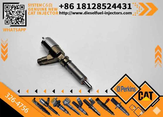 Genuine New Fuel Injector for Huida C4.2 Excavator Engine | 326-4756 10R-7951 OEM Parts