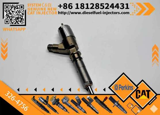 Genuine New Fuel Injector for Huida C4.2 Excavator Engine | 326-4756 10R-7951 OEM Parts