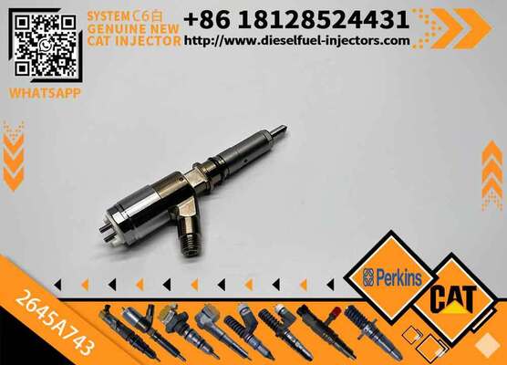 New Quality Common Rail Fuel Injector 321-0990 2645a743 10R-7668 Engine Fuel Injector for Engine C6.6 320D Inyector Injecteur
