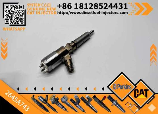New Quality Common Rail Fuel Injector 321-0990 2645a743 10R-7668 Engine Fuel Injector for Engine C6.6 320D Inyector Injecteur