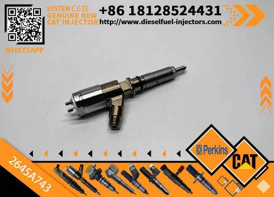 New Quality Common Rail Fuel Injector 321-0990 2645a743 10R-7668 Engine Fuel Injector for Engine C6.6 320D Inyector Injecteur