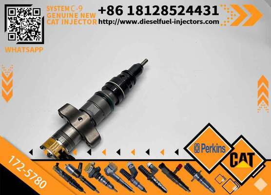172-5780 1725780 Excavator Fuel Injector Common Rail Injector for C9 C-9 Engine Parts 973C Loader 330C 330CL Excavator Parts