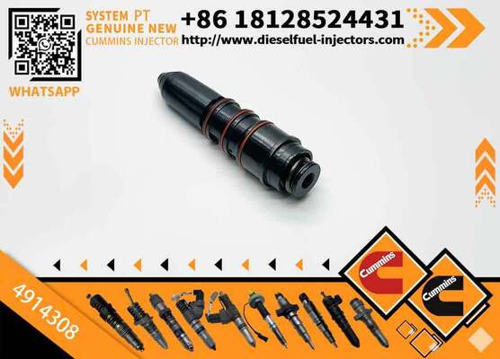 Diesel Engine Nt855-c280s10 Shantui Bulldozer Sd22 Parts Injector Fuel Common Rail Injector Nozzle 4914308