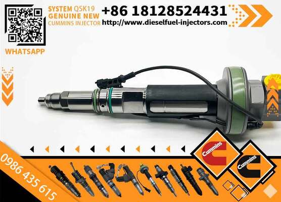 Car Fuel Injector 0 986 435 615 Diesel Injector Assembly 0986435615 for Cu-mmins Engine QSK19