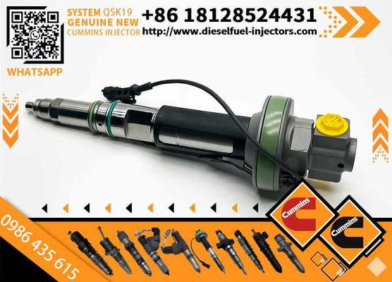 Car Fuel Injector 0 986 435 615 Diesel Injector Assembly 0986435615 for Cu-mmins Engine QSK19