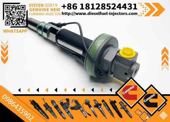 Excavator Accessories for Cumm-ins QSK19 QSK60 Fuel Injector 2867148 2882078 0986435902 for Construction Machinery