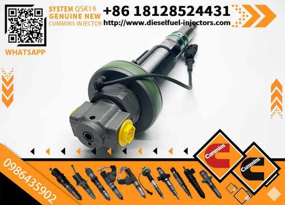 Excavator Accessories for Cumm-ins QSK19 QSK60 Fuel Injector 2867148 2882078 0986435902 for Construction Machinery