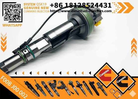 Genuine Common Rail Injector QSK60 Diesel Engine Parts Fuel Injector F00B J00 002 F00BJ00002