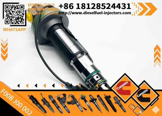 Genuine Common Rail Injector QSK60 Diesel Engine Parts Fuel Injector F00B J00 002 F00BJ00002