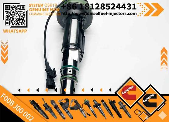 Genuine Common Rail Injector QSK60 Diesel Engine Parts Fuel Injector F00B J00 002 F00BJ00002