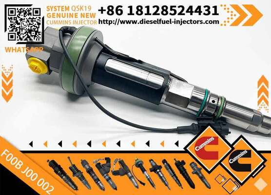 Genuine Common Rail Injector QSK60 Diesel Engine Parts Fuel Injector F00B J00 002 F00BJ00002