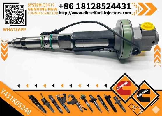 New Construction Machinery Fuel Injector for QSK19 Diesel 2867148 Y431K05248 Y431K05558 4964170 for CUM-MINS Diesel Engine