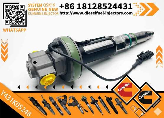 New Construction Machinery Fuel Injector for QSK19 Diesel 2867148 Y431K05248 Y431K05558 4964170 for CUM-MINS Diesel Engine