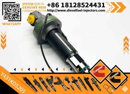 New Construction Machinery Fuel Injector for QSK19 Diesel Compatible Y431K05429 Y431KO5205 Y431K05420 for CUM-MINS Diesel Engine