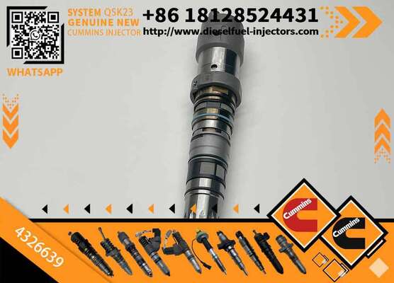 New Construction Machinery Fuel Injector for QSK60 & for CUM-MINS Diesel Engine Models 4928349 4326639 4088427 4326640