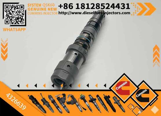 New Construction Machinery Fuel Injector for QSK60 & for CUM-MINS Diesel Engine Models 4928349 4326639 4088427 4326640