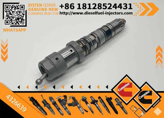 New Construction Machinery Fuel Injector for QSK60 & for CUM-MINS Diesel Engine Models 4928349 4326639 4088427 4326640