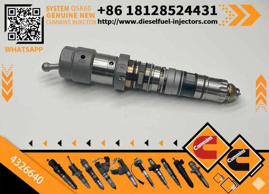 New Construction Machinery Fuel Injector for QSK60 & for CUMM-INS Diesel Engine Models 4928349 4326639 4088427 4326640