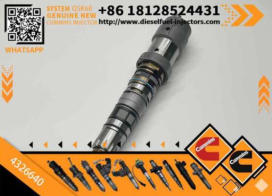 New Construction Machinery Fuel Injector for QSK60 & for CUMM-INS Diesel Engine Models 4928349 4326639 4088427 4326640