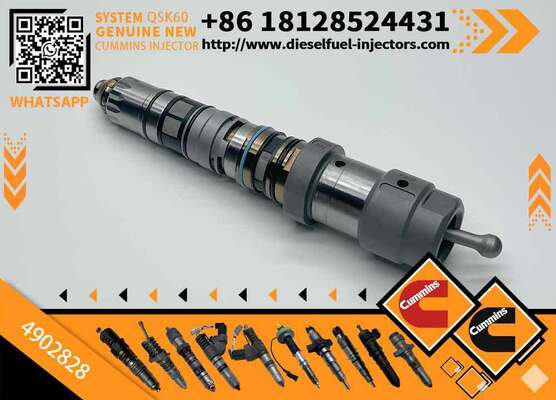 For Loader Bulldozer Excavator QSK19 QSK23 QSK60 Engine Fuel Injector Common Rail Injector 4077076 4088429 4088431 4902828