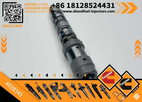 New Construction Machinery Fuel Injector for QSK60 Diesel 4326781 4928345 47446RX 4326784 Compatible with CUM-MINS Diesel Engine