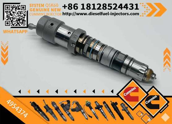 Construction Machinery Diesel Engine Fuel Injector 4954374 for Cu-mmins QSK60 Engine