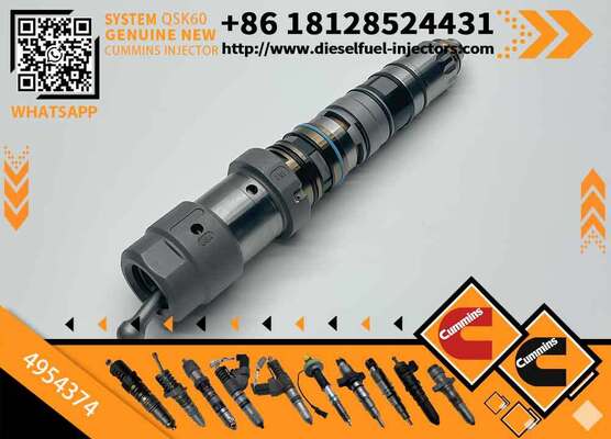 Construction Machinery Diesel Engine Fuel Injector 4954374 for Cu-mmins QSK60 Engine