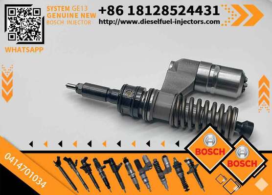 Excavator Loader Bulldozer Truck Engine Parts Fuel Injector 0445120040 0445120080 0445120153 0950006640 3966818 for Denso