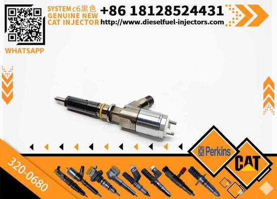 New Professional YS 320D Diesel Common Rail Fuel Injectors 10R-7672 2645A747 320-0680 C4.4/C6.6 Engine Universal Fitment Metal 6