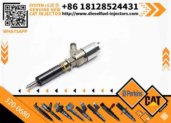New Professional YS 320D Diesel Common Rail Fuel Injectors 10R-7672 2645A747 320-0680 C4.4/C6.6 Engine Universal Fitment Metal 6