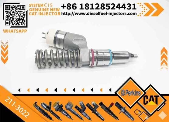 KJC Excavator Parts Fuel Injector 2113022/211-3022/10R0956/10R-0956 for 3406E C15 C-15 Construction Machinery