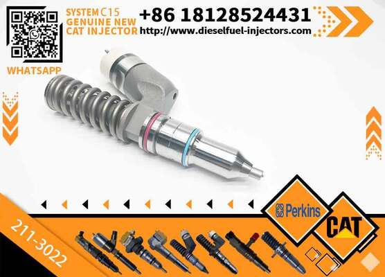 KJC Excavator Parts Fuel Injector 2113022/211-3022/10R0956/10R-0956 for 3406E C15 C-15 Construction Machinery