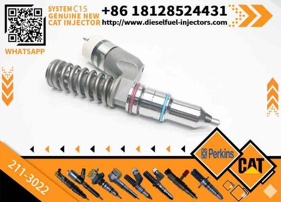KJC Excavator Parts Fuel Injector 2113022/211-3022/10R0956/10R-0956 for 3406E C15 C-15 Construction Machinery