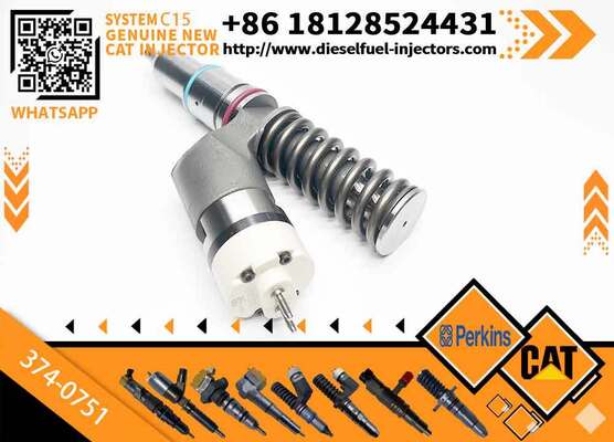 HongWang C15 C27 Engine Fuel Injector 374-0751 20R-2285 30R-0004 for WHEEL DOZER 844H 844K with 1 Year Warranty
