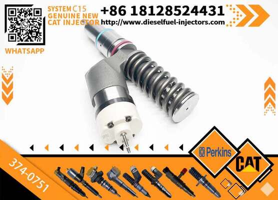HongWang C15 C27 Engine Fuel Injector 374-0751 20R-2285 30R-0004 for WHEEL DOZER 844H 844K with 1 Year Warranty